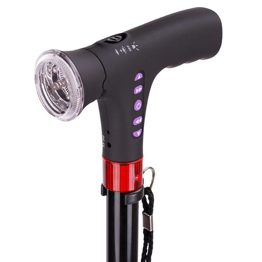 Nordic Walking-stokken met LED-verlichting – Verstelbare wandelstokken voor senioren en actieve wandelaars 0