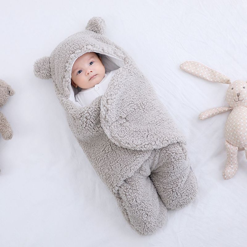 Nuvora Wikkeldoek – Zachte babywikkeldoek van ademend katoen met veilige klittenbandsluiting 10