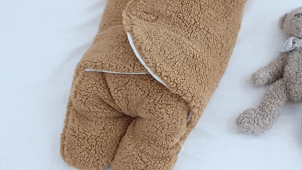 Nuvora Wikkeldoek – Zachte babywikkeldoek van ademend katoen met veilige klittenbandsluiting 4