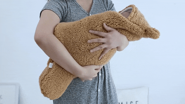 Nuvora Wikkeldoek – Zachte babywikkeldoek van ademend katoen met veilige klittenbandsluiting 5