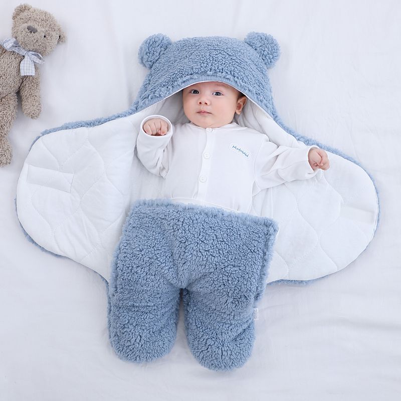 Nuvora Wikkeldoek – Zachte babywikkeldoek van ademend katoen met veilige klittenbandsluiting 8