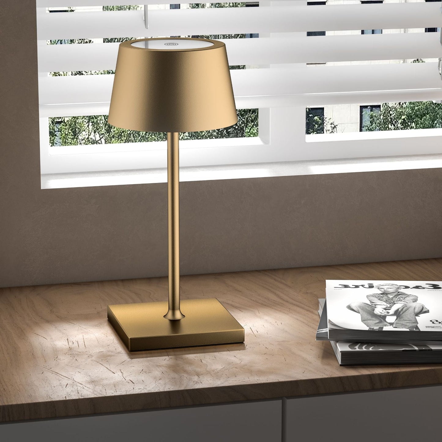 Draadloze Tafellamp Oplaadbaar met USB en LED Licht