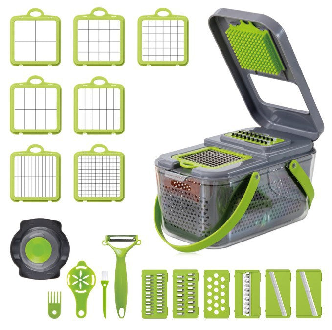 18-in-1 Keukengereedschap Multifunctionele Groentesnijder Set