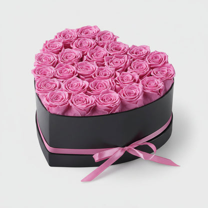 Hartvormige Houten Bloemenbox met Rozen