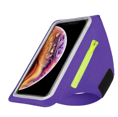Hardloop Telefoonhouder met Oordopjesvak voor Armomvang 26-42 cm