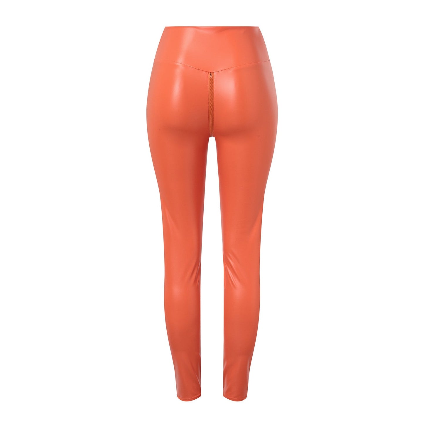 Dames Leren Broek Zwart Winter Mode 2023