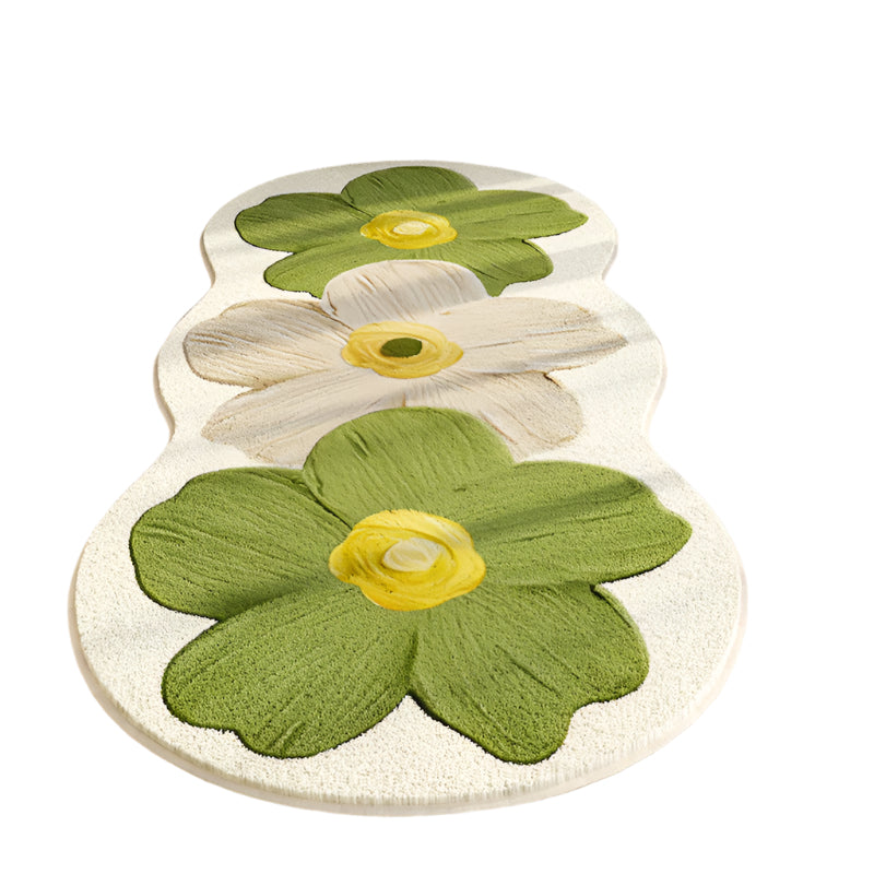 Luxe Vloerkleed Groen Natuurlijk Design - Velinix