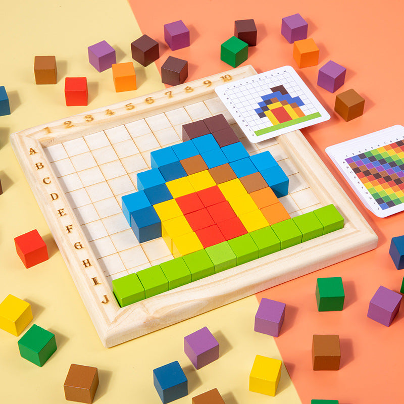 Houten Leerletters en Cijfers Montessori Spel voor Kinderen - Velinix