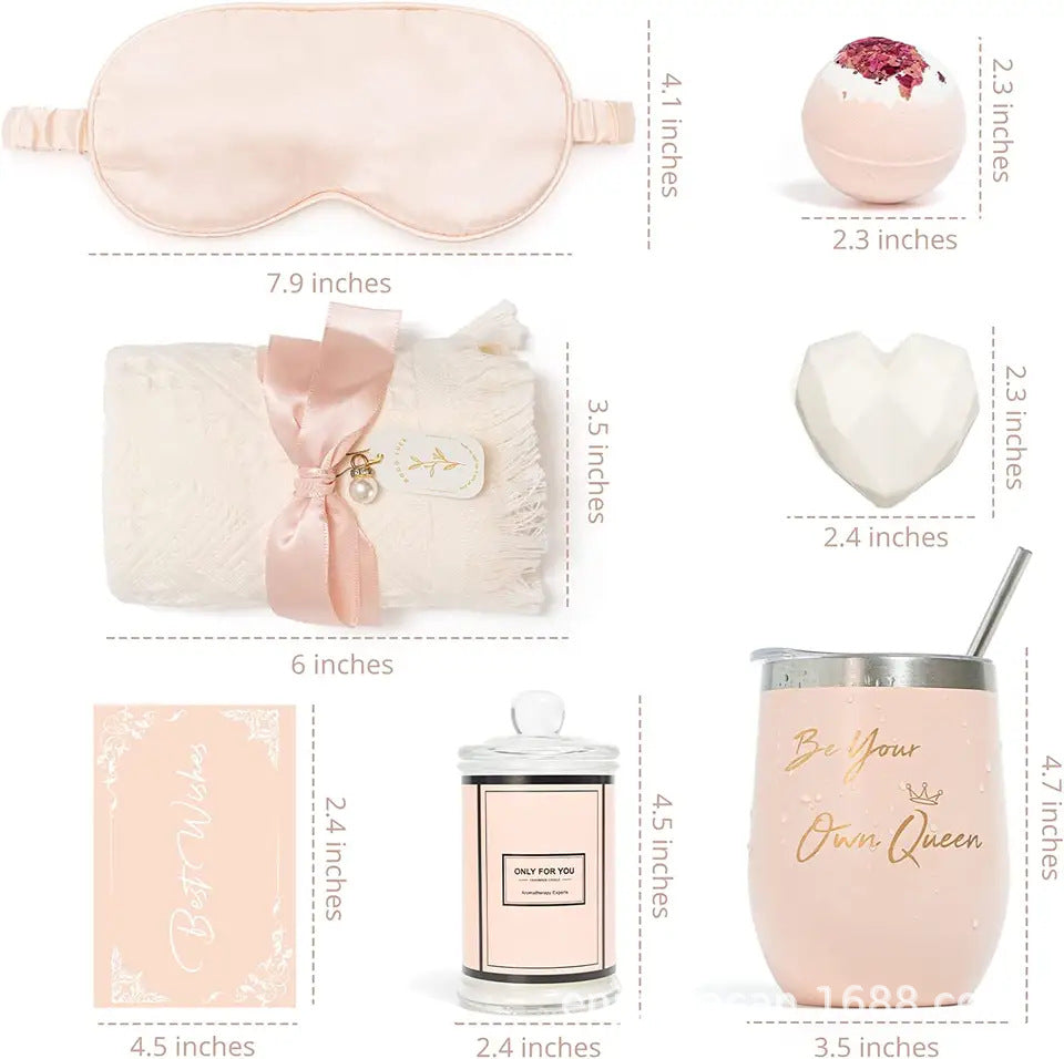 Luxueuze Badgeschenkset met Geurkaars en Zeep