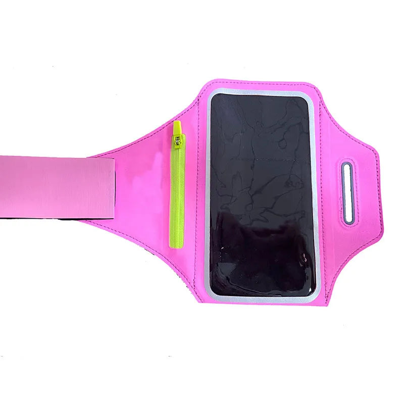 Hardloop Telefoonhouder met Oordopjesvak voor Armomvang 26-42 cm