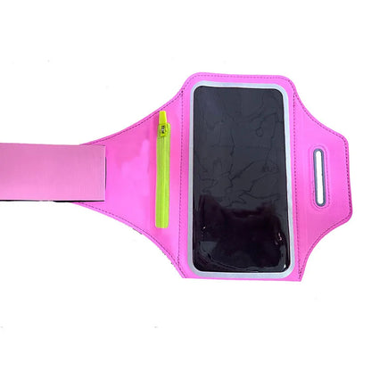 Hardloop Telefoonhouder met Oordopjesvak voor Armomvang 26-42 cm
