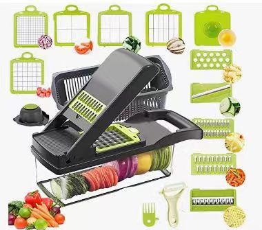 18-in-1 Keukengereedschap Multifunctionele Groentesnijder Set