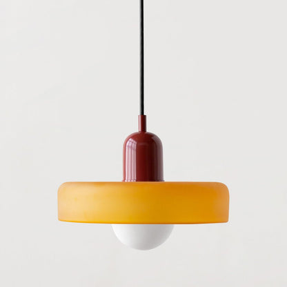 Kleurrijke Hanglamp Modern Glazen Design voor Woonkamer
