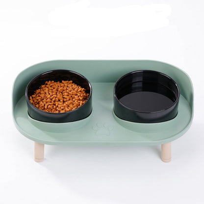 Verhoogde Voerbak voor Grote Honden met Antislip Bodem