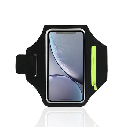 Hardloop Telefoonhouder met Oordopjesvak voor Armomvang 26-42 cm