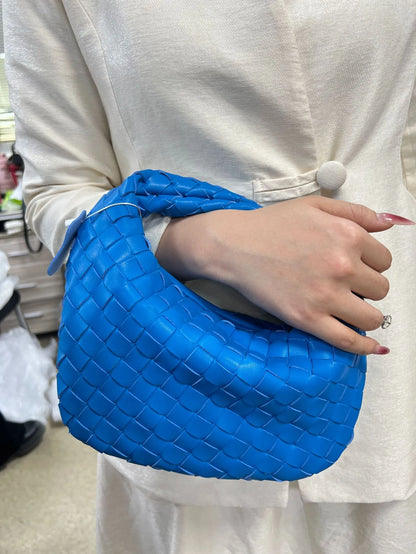 Dames Handtas Vlecht Design PU Leerlook Één Maat