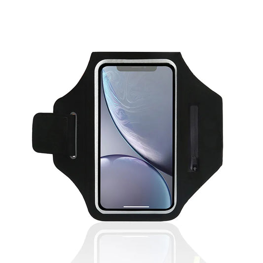 Hardloop Telefoonhouder met Oordopjesvak voor Armomvang 26-42 cm - Velinix