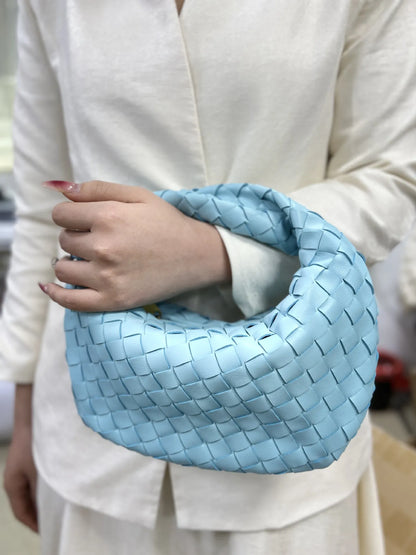 Dames Handtas Vlecht Design PU Leerlook Één Maat