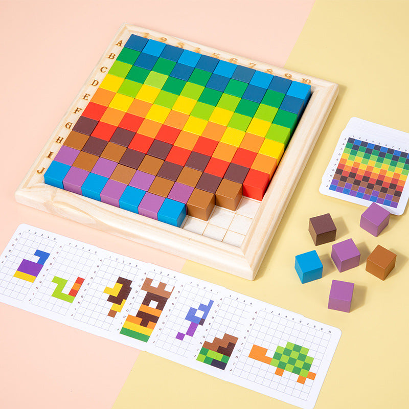 Montessori Blokken Leerdoel Cijfers en Kleuren voor Kinderen