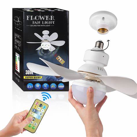 Energiezuinige Plafondventilator met Verlichting