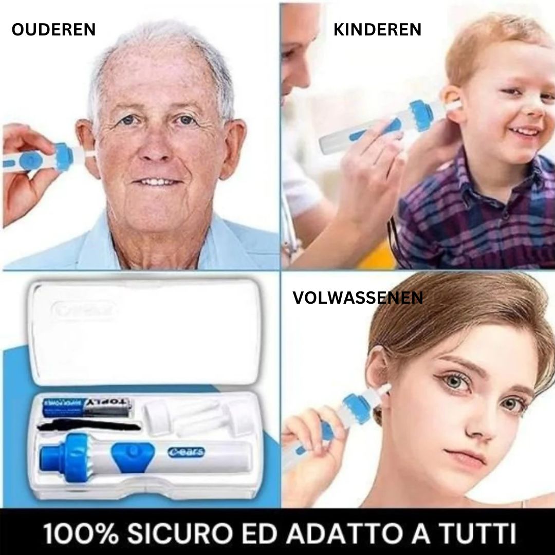 Oorsmeer Verwijderaar Zachte EarVac Set