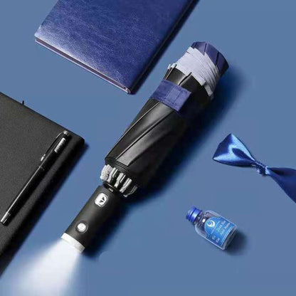 Automatische Paraplu Winddicht met Reflecterende Rand Elegant Design