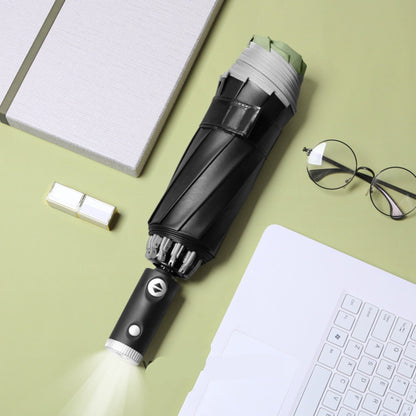 Automatische Paraplu Winddicht met Reflecterende Rand Elegant Design