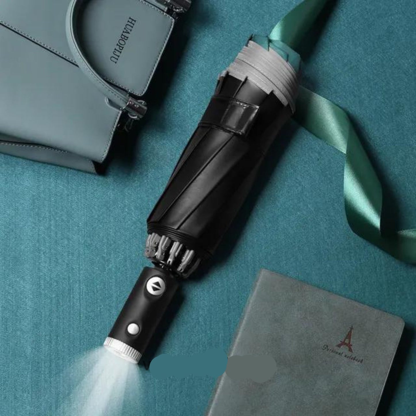 Automatische Paraplu Winddicht met Reflecterende Rand Elegant Design