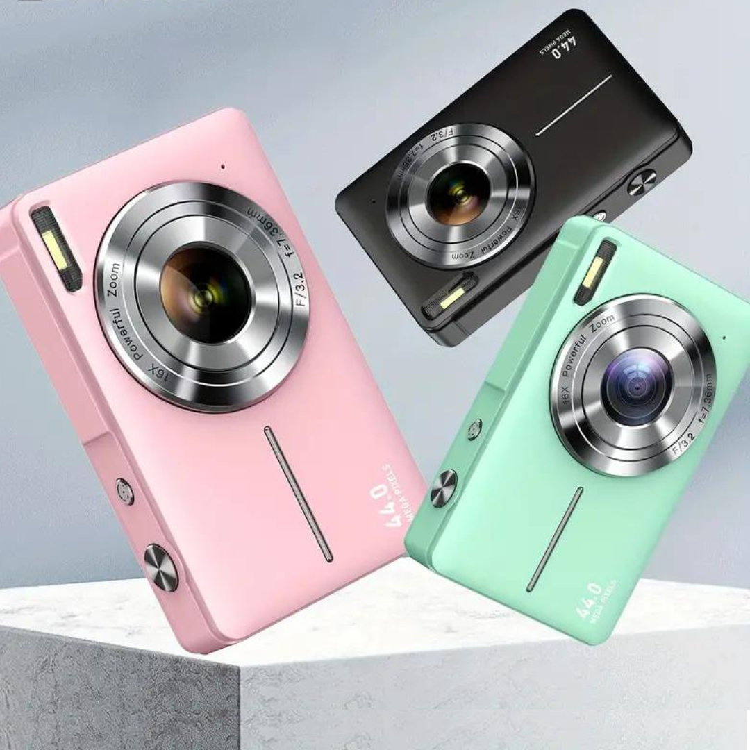 Retro Digitale Camera 1080p Lichtgewicht en Draagbaar