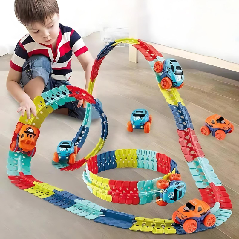 Flexibele Magnetische Racebaan Speelgoed voor Kinderen - Velinix
