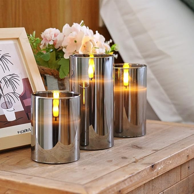 LED Kaarsenset Dimbaar met Afstandsbediening voor Sfeer