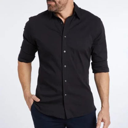 Roberto™ – Heren Overhemd Kreukvrij met Ritssluiting voor Stijlvol Comfort-5