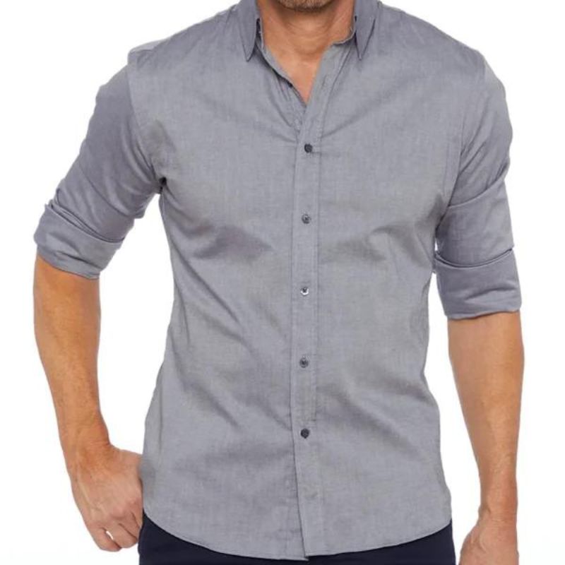 Roberto™ – Heren Overhemd Kreukvrij met Ritssluiting voor Stijlvol Comfort-3