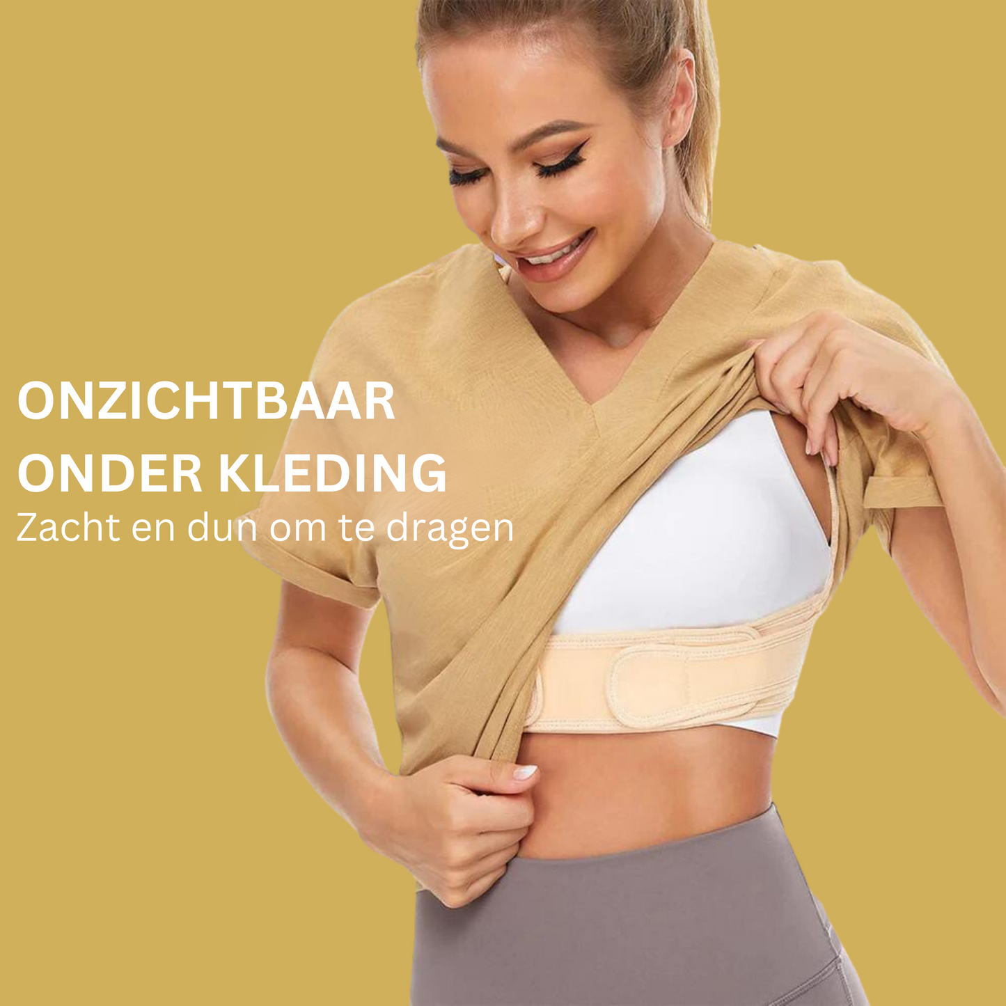Houdingscorrector Alignix Onzichtbaar en Comfortabel