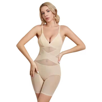 Buikcontrole Bodysuit voor Vrouw - Open Kruis Lichaamsvormer voor Slanke Buik