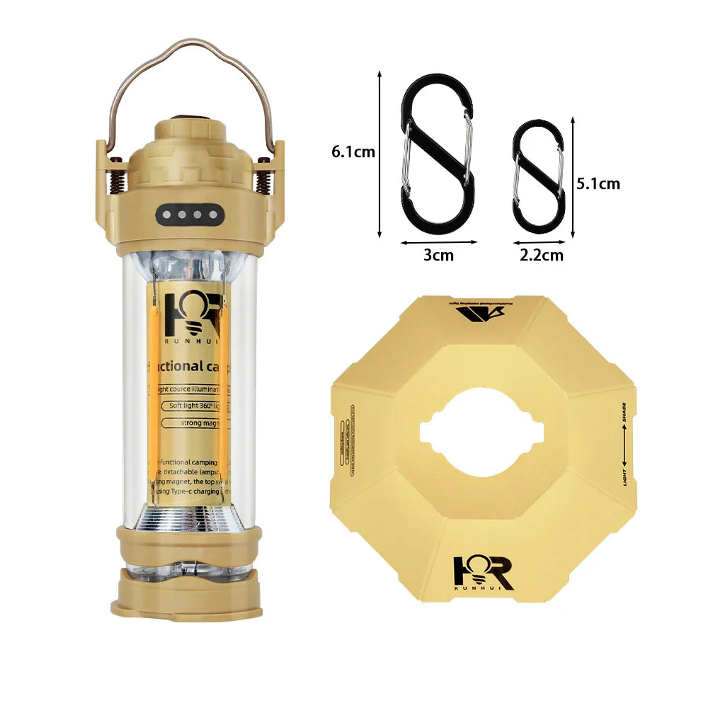 Campinglamp Dimbaar Waterdicht 3000mAh Buitengebruik