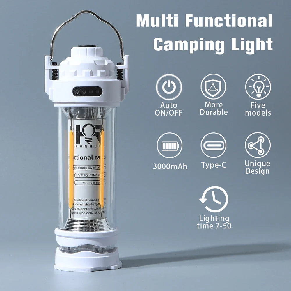 Campinglamp Dimbaar Waterdicht 3000mAh Buitengebruik