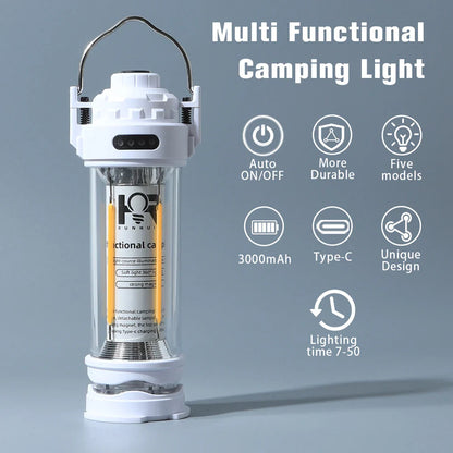 Campinglamp Dimbaar Waterdicht 3000mAh Buitengebruik