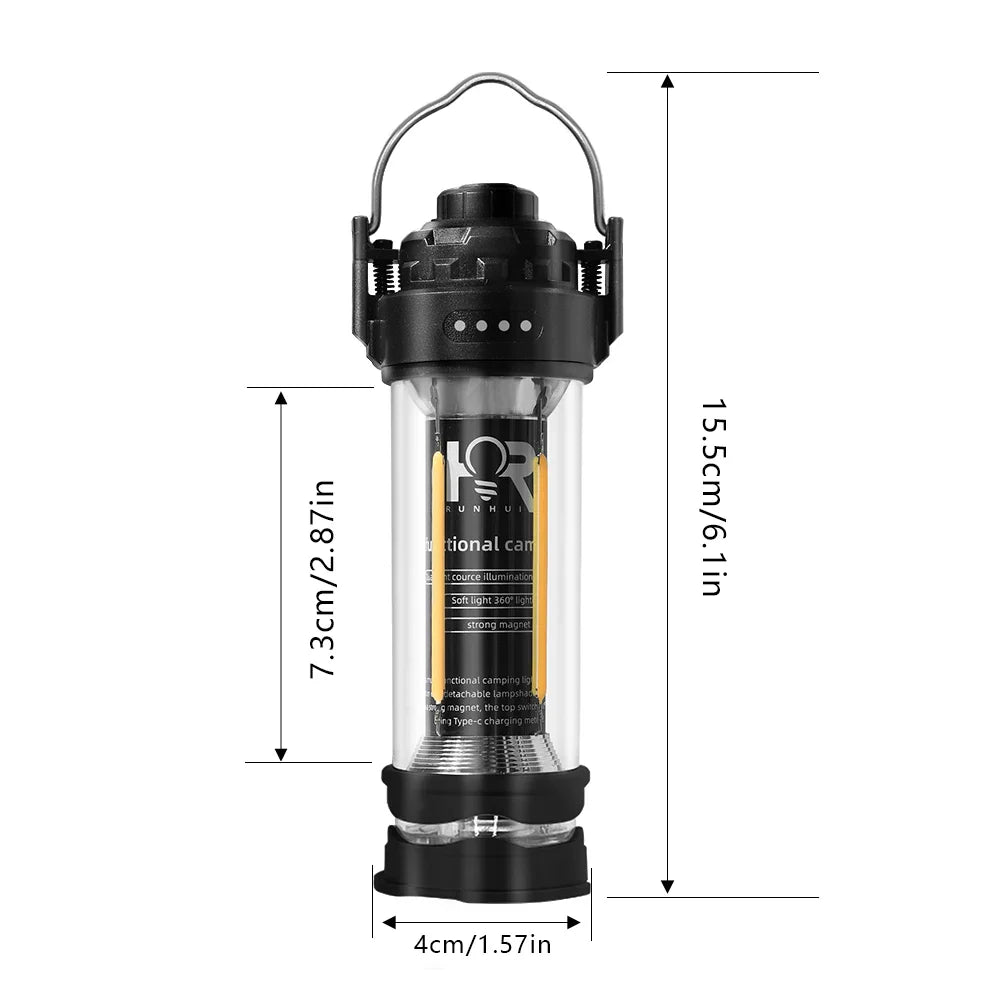 Campinglamp Dimbaar Waterdicht 3000mAh Buitengebruik