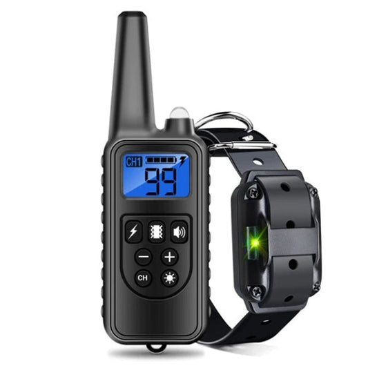 Oplaadbare, waterdichte anti-blaf trainingshalsband voor honden 0
