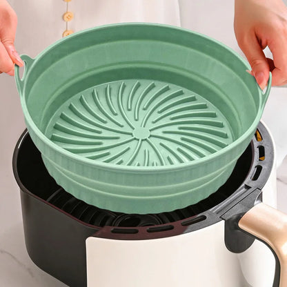 Siliconen Grillpan Oven en Airfryer Schoonhoudend