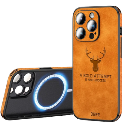 iPhone Hoesje Echt Leer Schokbestendig Stijlvol Design