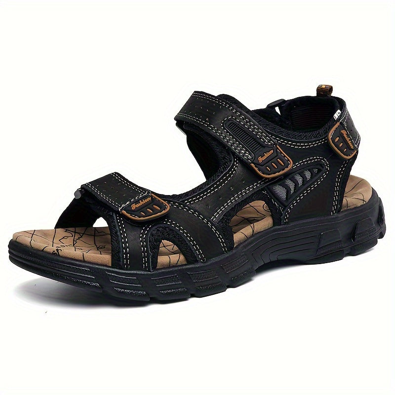 OrthoComfort™ – Premium Leren Wandelsandalen voor Heren