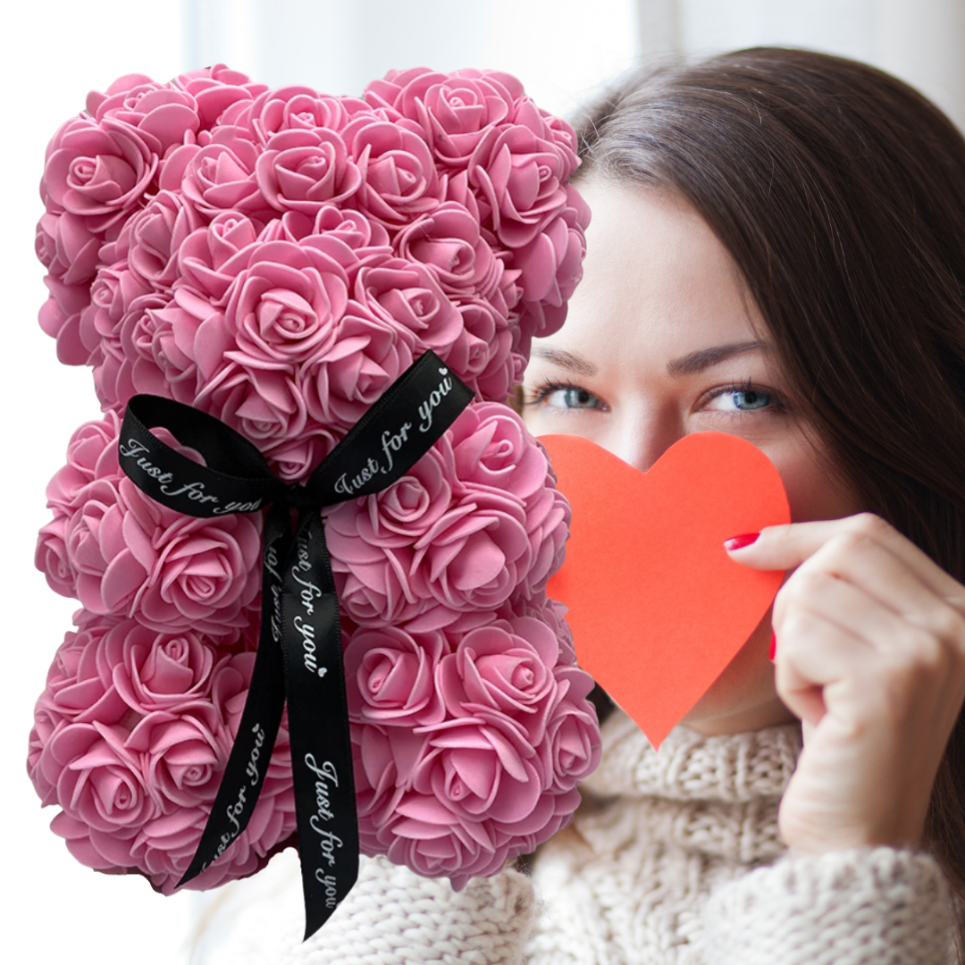 Teddybeer Roze Cuddly Speelgoed - Velinix