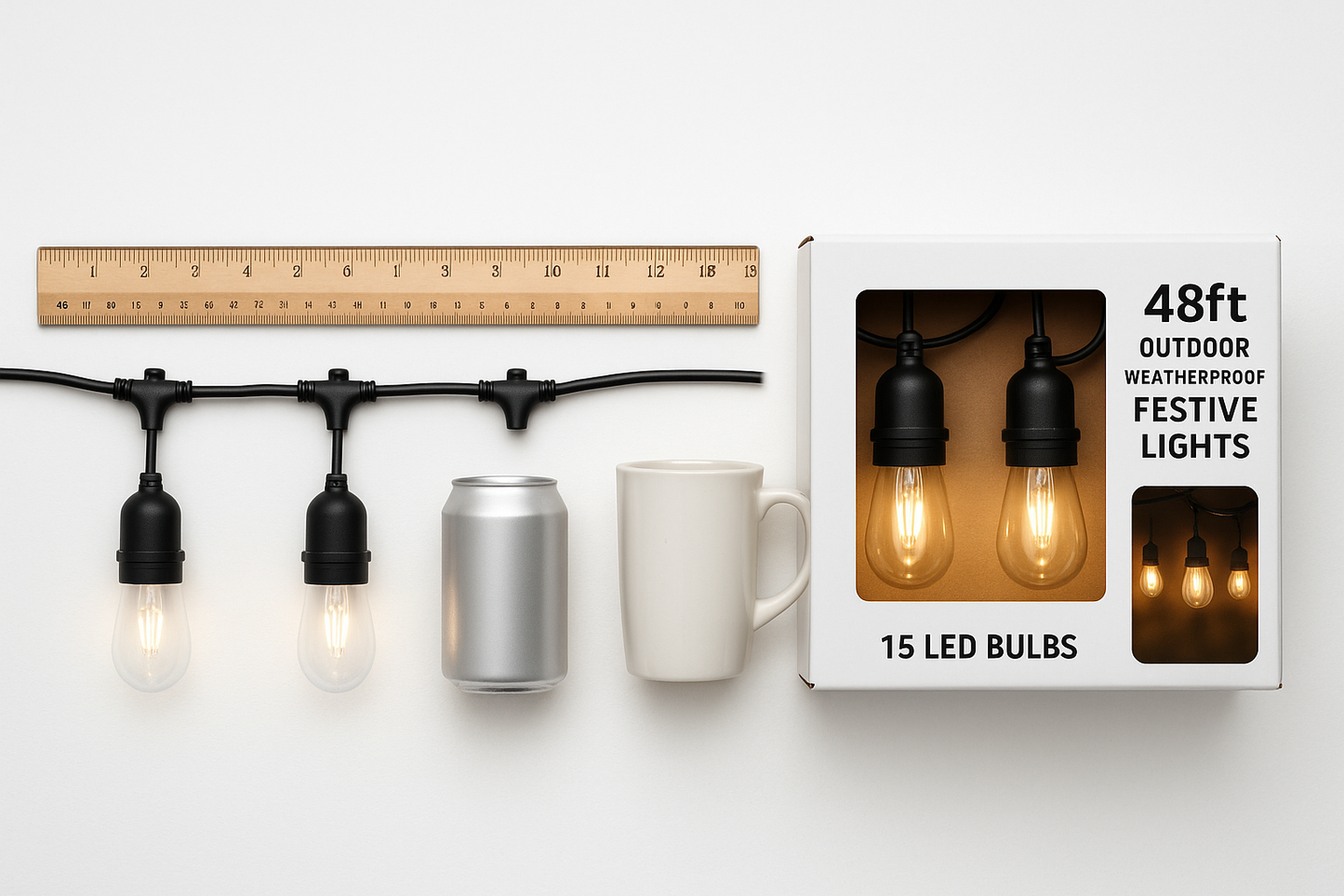 Buitenverlichting 15 LED Lampen Set Waterdicht IP65