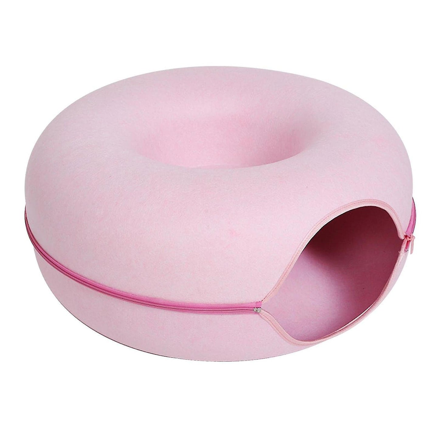 Kattenbed Pluche 50cm Diameter Antislip en Zacht