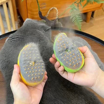 Kattenborstel met Stoom voor Glanzende Vacht en Ontspanning