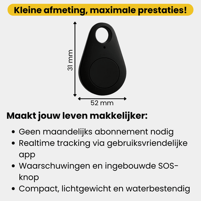 PawTrack™ – GPS Tracker Hond Zonder Abonnement met Live Locatie & Zonealarm