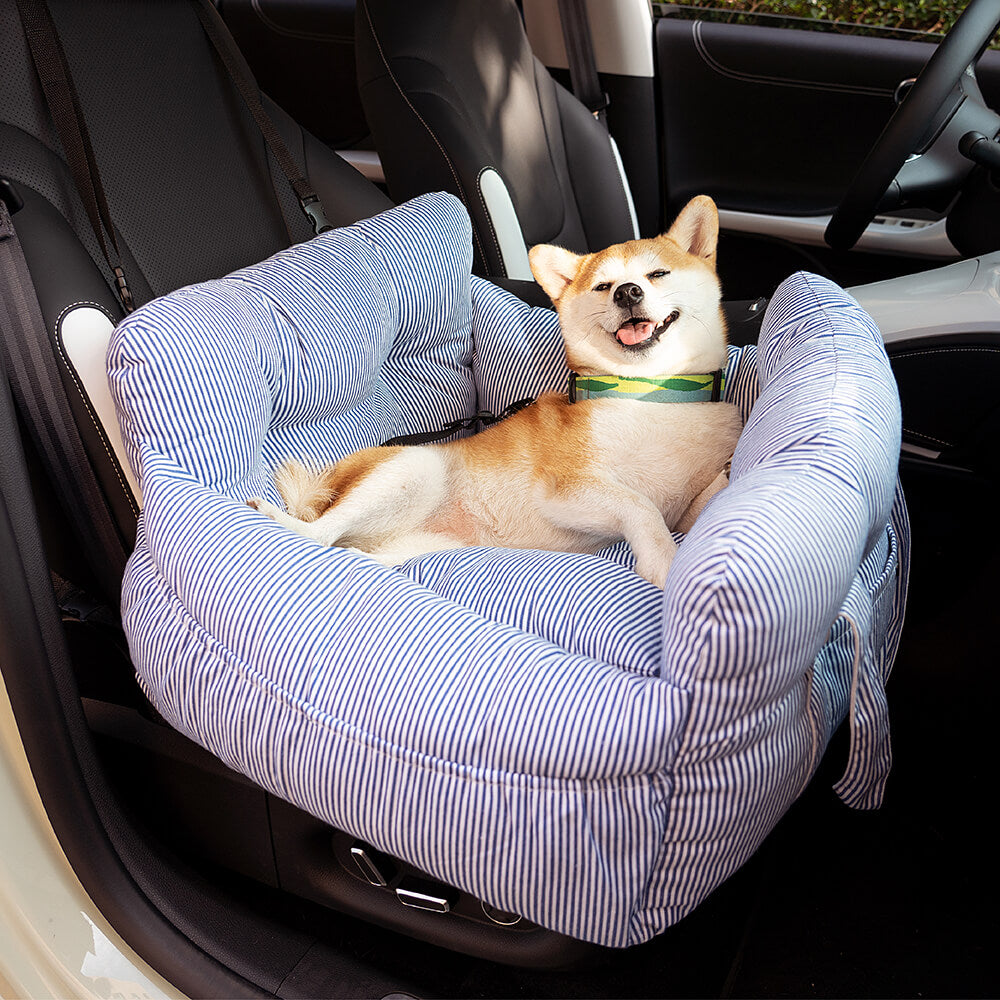 PawVoyage™ Luxe Hondenmand voor in de Auto – 46x42x34 cm