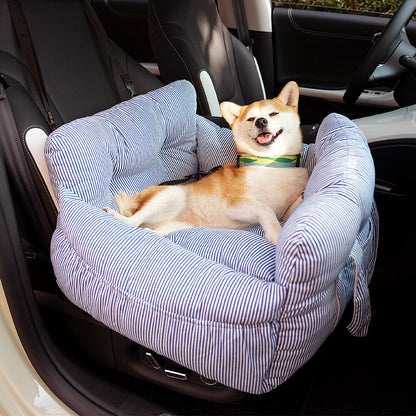 PawVoyage™ Luxe Hondenmand voor in de Auto – 46x42x34 cm